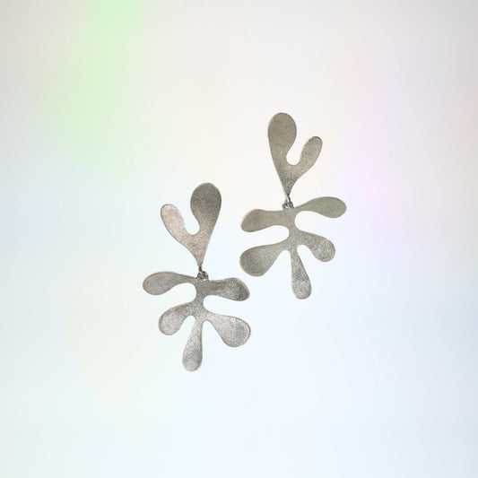 Seaflower Earrings in Silver