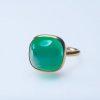 Green opal Berry ring