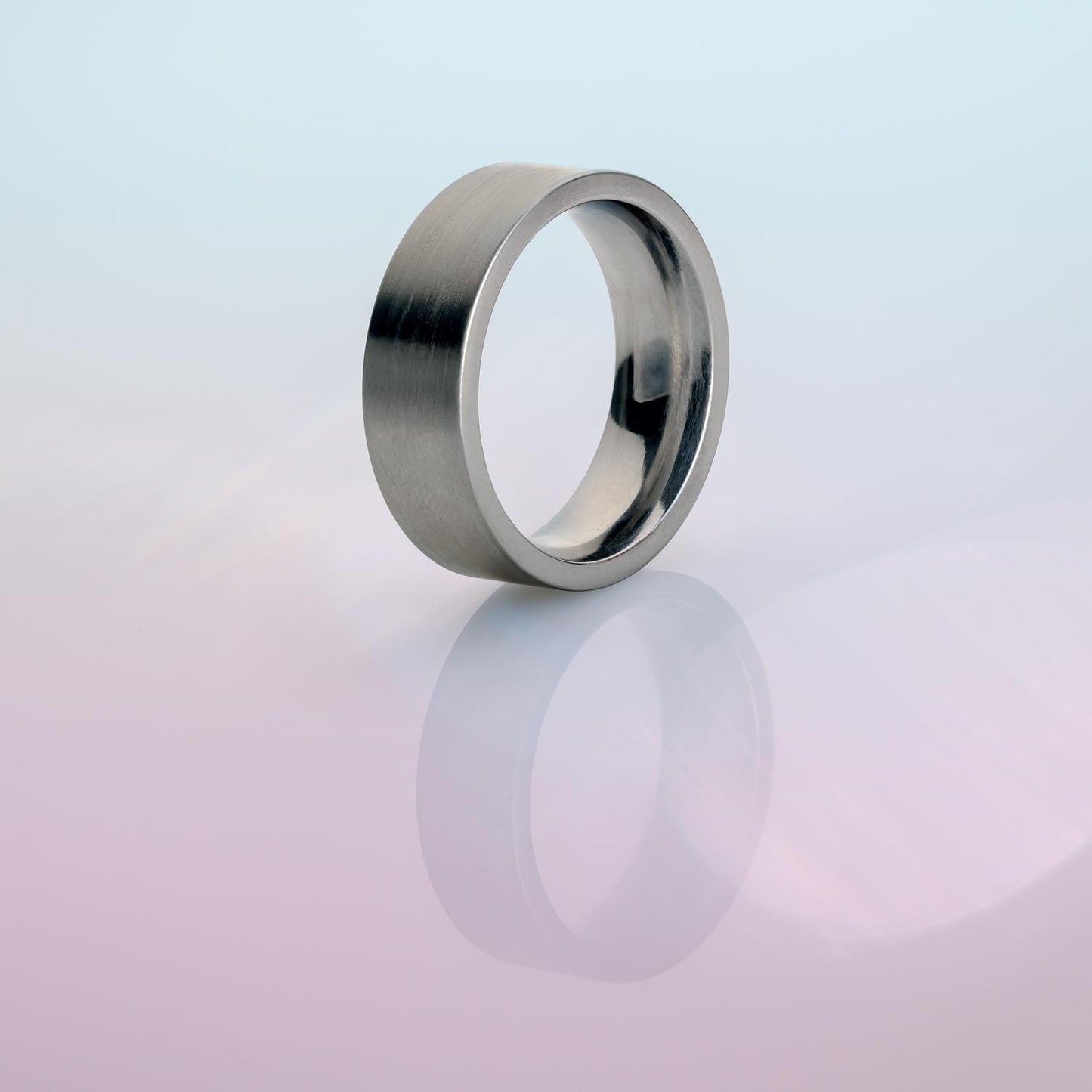 Wide Ring in Steel image 0