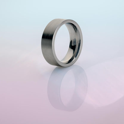 Wide Ring in Steel image 0