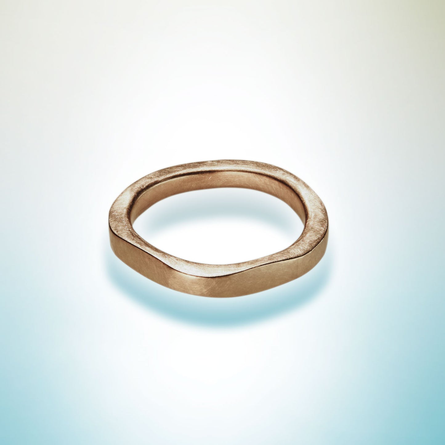London Forged Ring - Fairtrade 18ct red gold image