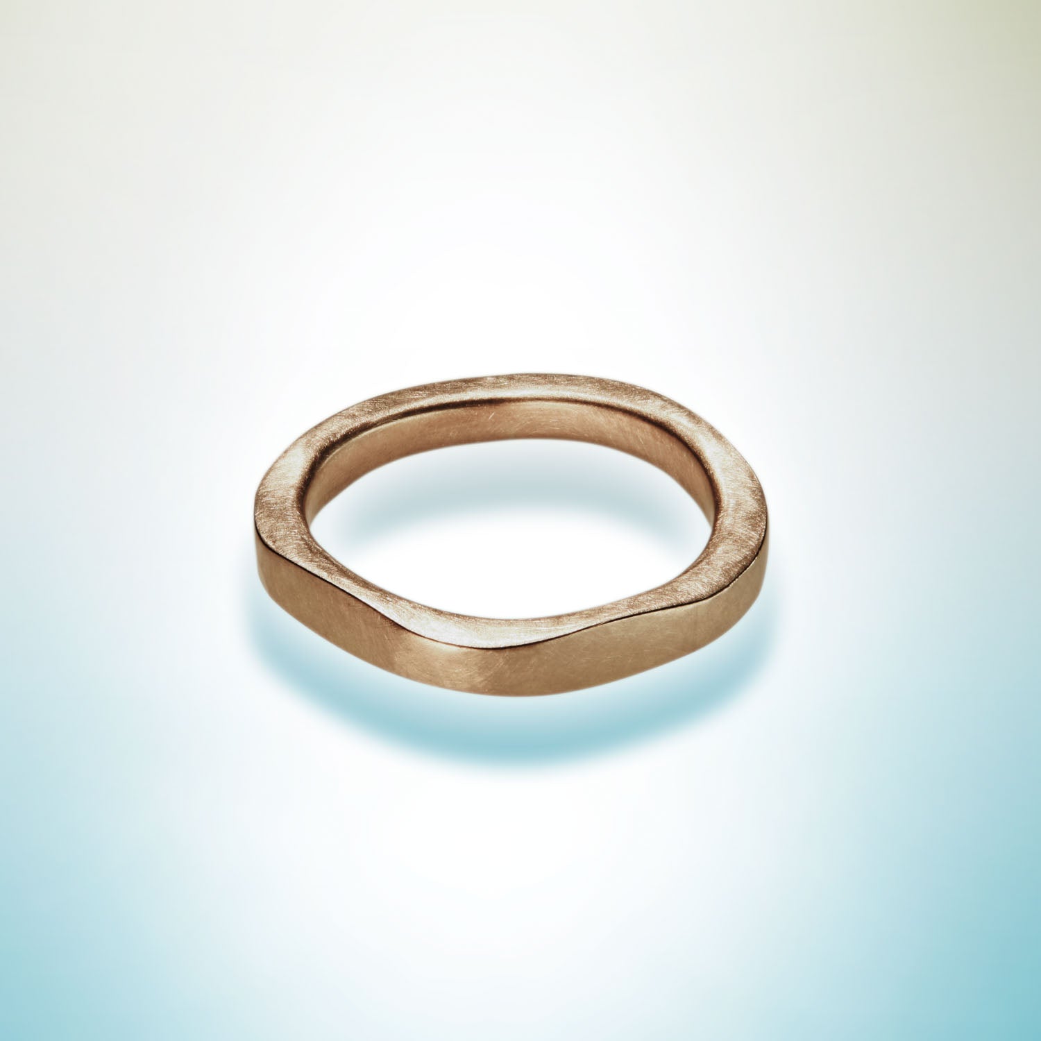 London Forged Ring - Fairtrade 18ct red gold image