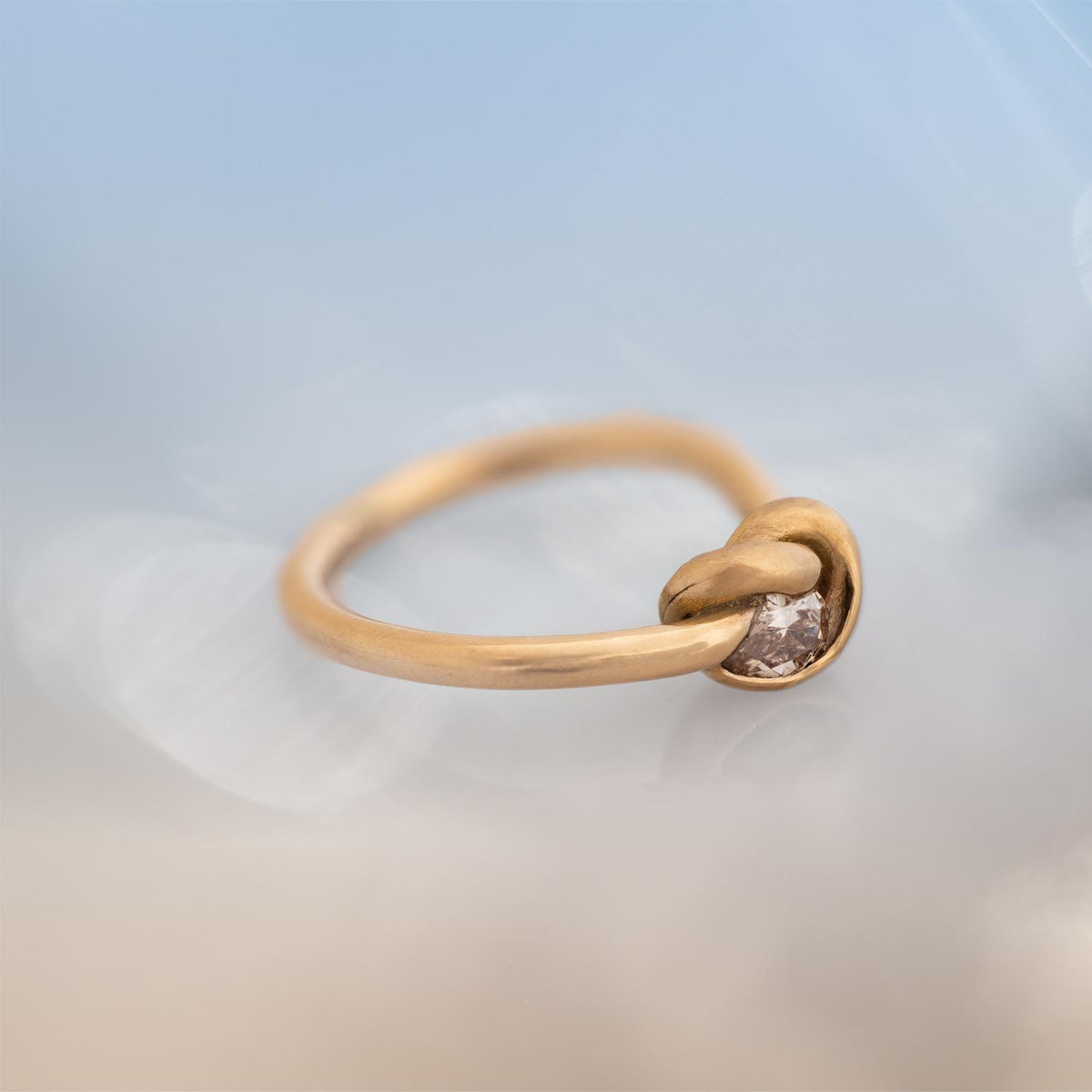 Force of Nature Knot Ring in 18ct Fairmined Gold image 1