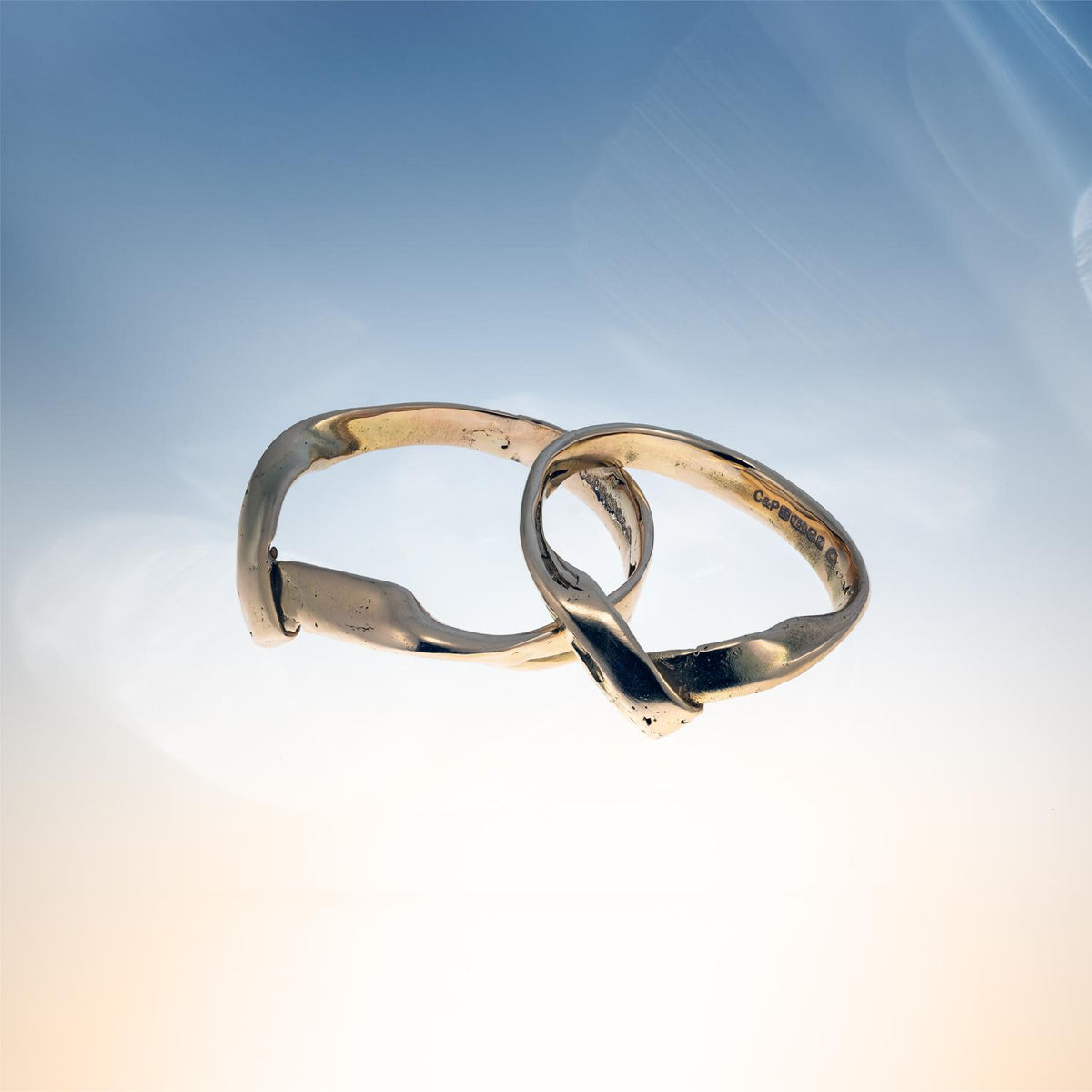 Force of Nature Fold ring in Fairmined Gold image 2
