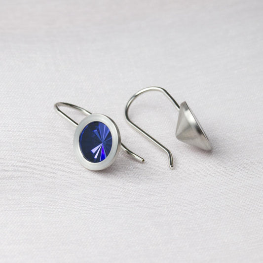 Swivel Drop Earrings with Lab-Grown Kunzite image 1