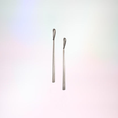 Metamorphic Drop Earrings in Silver