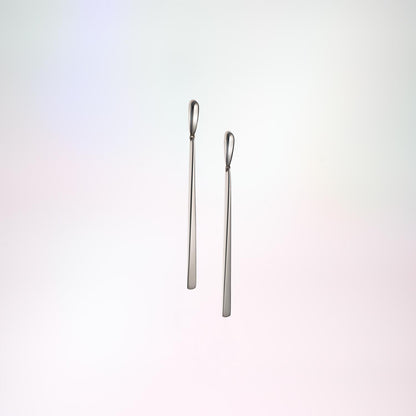 Metamorphic Drop Earrings in Silver