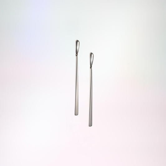 Metamorphic Drop Earrings in Silver