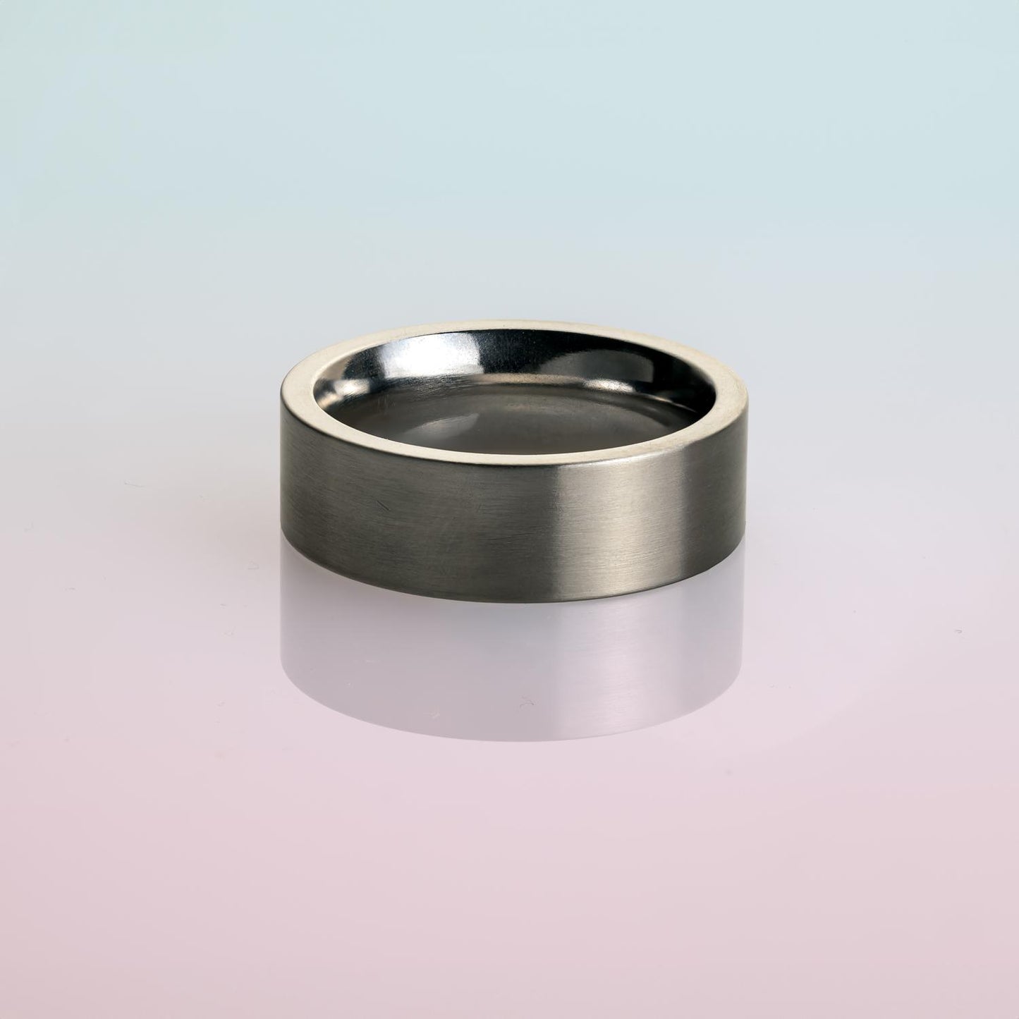 Wide Ring in Steel image 1