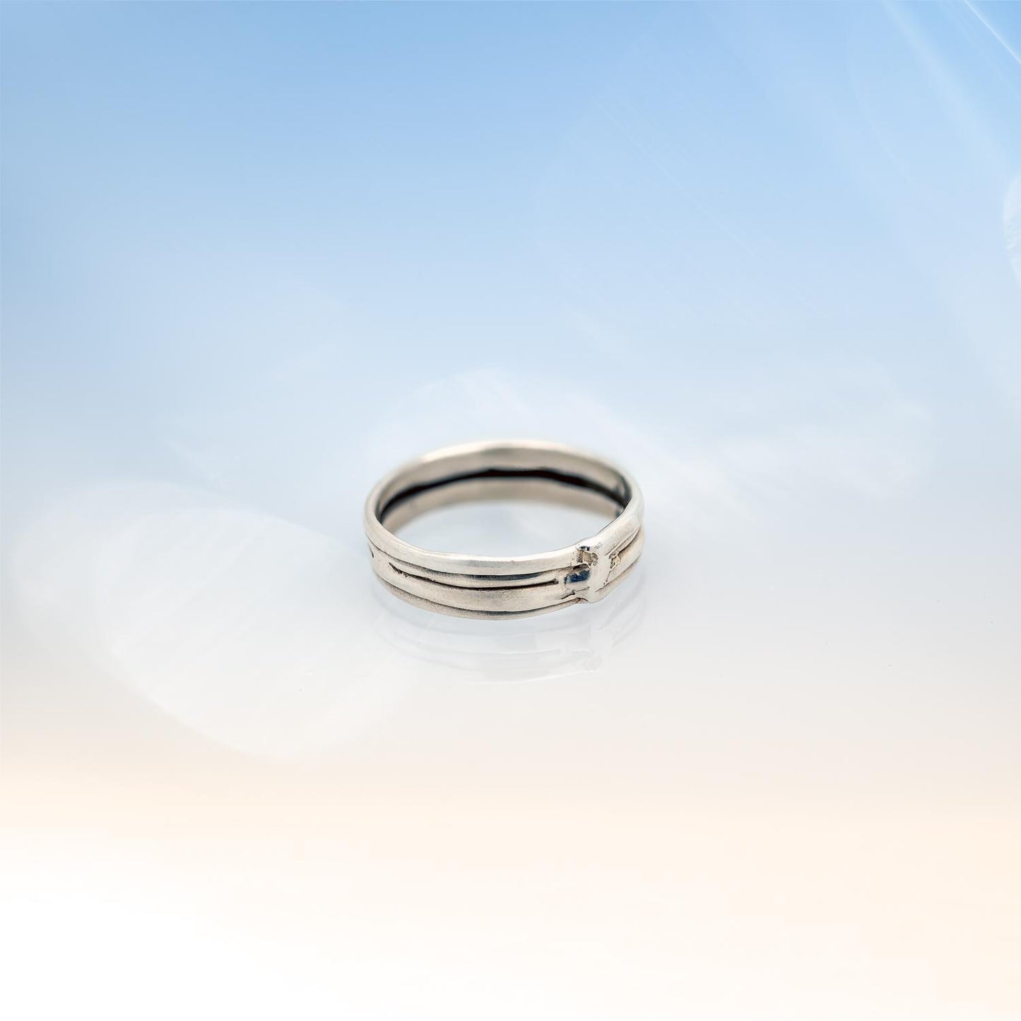 Force of Nature Wrap rings in Fairmined Gold and Silver - Silver, narrow image