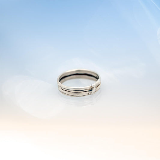 Force of Nature Wrap rings in Fairmined Gold and Silver - Silver, narrow image
