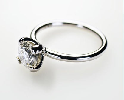 Peony Bud Ring - Brilliant Diamond Peony Bud ring image