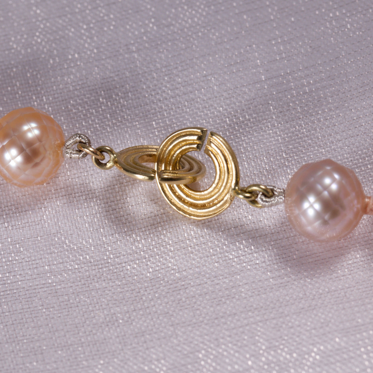 Faceted Freshwater Pearl Necklace
