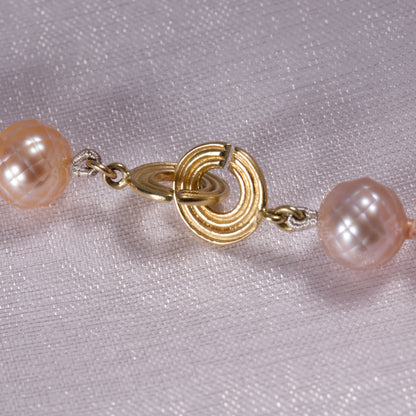 Faceted Freshwater Pearl Necklace