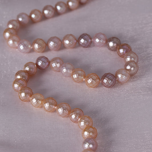 Faceted Freshwater Pearl Necklace